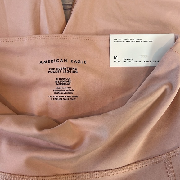 NWT American Eagle Everything Pocket Leggings Rose Pink Women's Medium - Picture 6 of 12